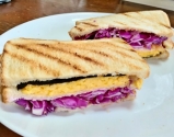 美味-卵と紫キャベツのカラフルサンド のパーマリンク