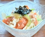 ﾍﾙｼｰ120-スモークサーモンとキャベツのサラダ のパーマリンク