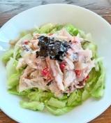 ﾚﾝﾁﾝ-ﾘﾒｲｸ-ほっけ酒蒸しのサラダ のパーマリンク