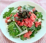 ﾍﾙｼｰ-美味-３色マグロ鉄火サラダ のパーマリンク