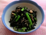 簡単・小松菜と鶏ハムののり黒ゴマ和え のパーマリンク